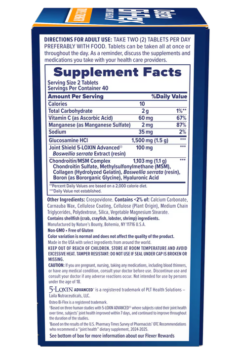 Osteo Bi-Flex Joint Health Triple Strength 80 Tabs