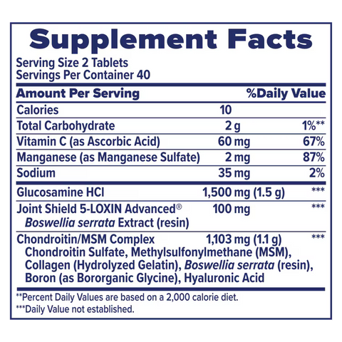 Osteo Bi-Flex Joint Health Triple Strength 80 Tabs