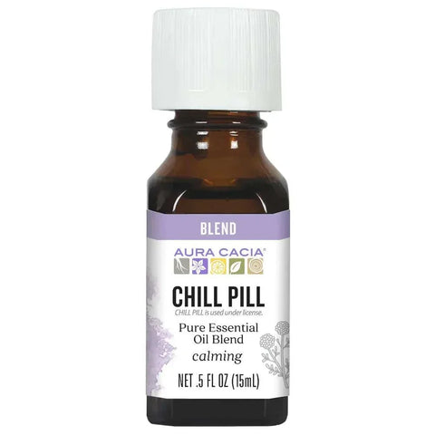 Essential Solutions Chill Pill Aromatherapy Roll-On 0.5 oz AURA CACIA