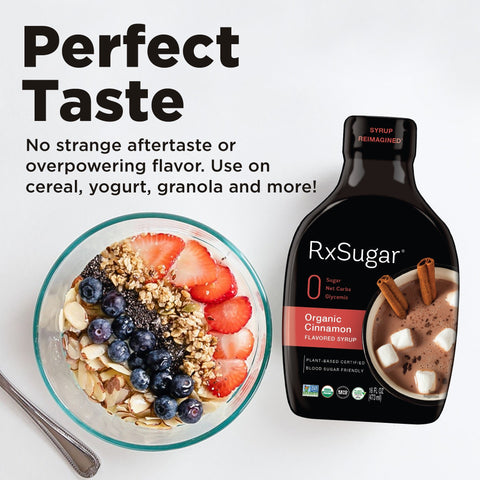 RxSugar Organic Cinnamon Syrup