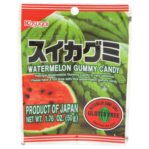 Gummy Watermelon Chewy Candy Slices KASUGAI 1.76 oz