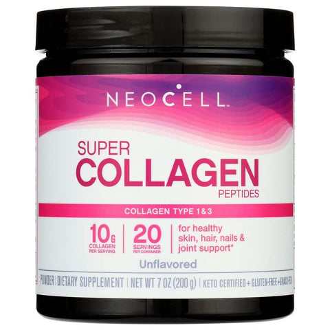 Super Collagen Type 1 and 3 Powder 6600 mg 7 oz NEOCELL