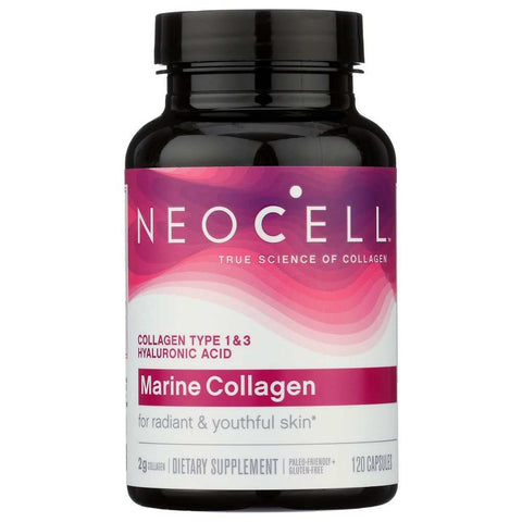 Marine Collagen Plus HA Fish-Sourced Collagen Supplement NEOCELL 120 Capsules