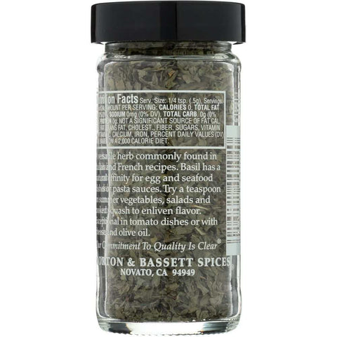 Basil 0.4 oz Herb MORTON & BASSETT