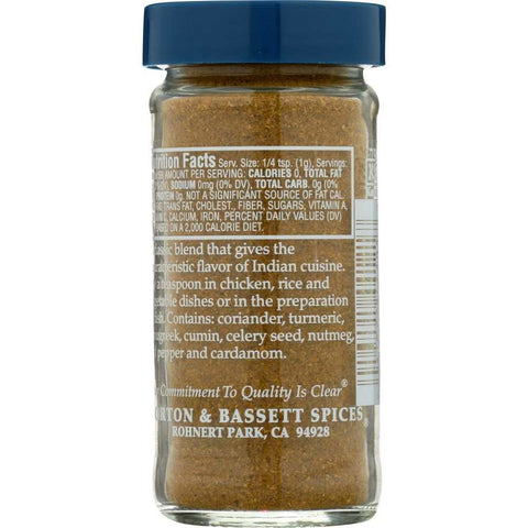 Curry Powder Classic Blend 2.1 oz Spice Morton & Bassett