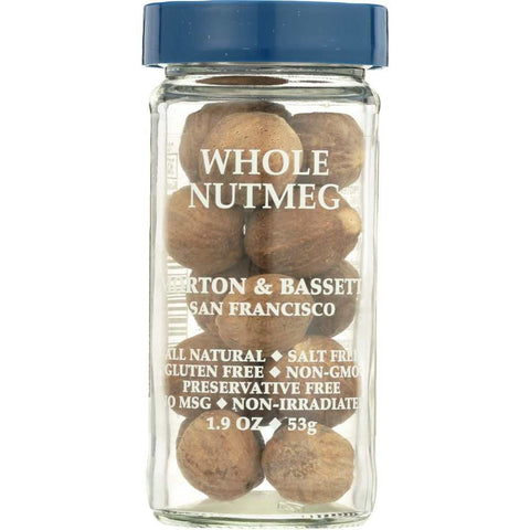 Whole Nutmeg 2.2 oz Spice Morton & Bassett
