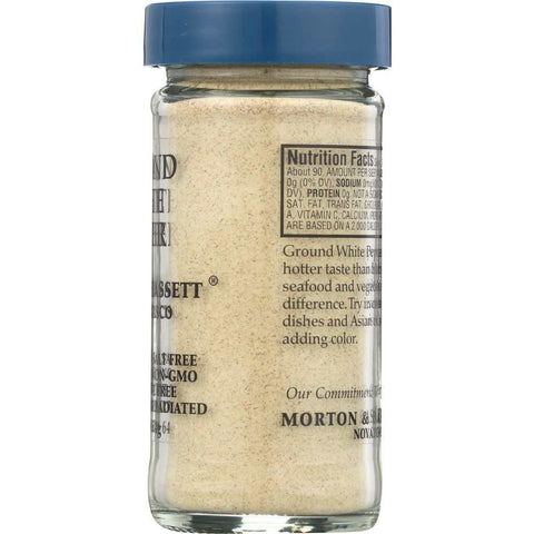 Ground White Pepper 2.3 oz Spice Morton & Bassett