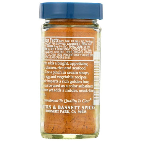 Turmeric 2.4 oz Premium Spice Morton & Bassett