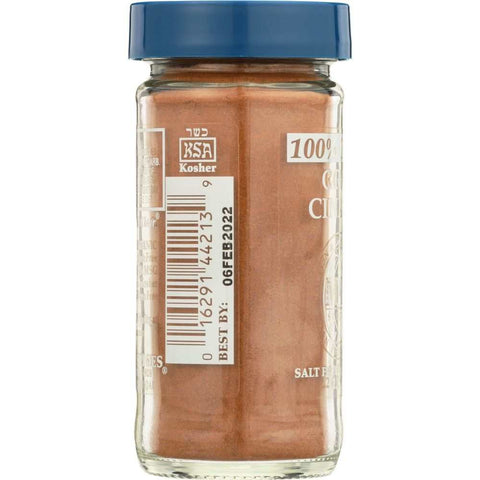Organic Ground Cinnamon 2.3 Oz Spice Morton & Bassett