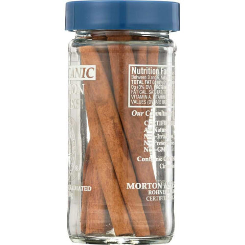 Organic Cinnamon Sticks 1.1 oz Spice MORTON & BASSETT
