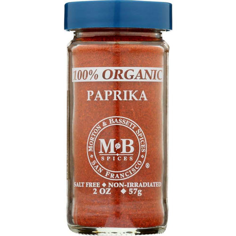 Organic Paprika Rich Aroma & Sweet Flavor Spice MORTON & BASSETT