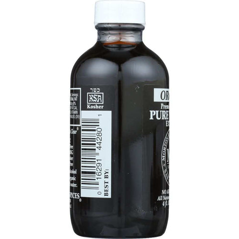 Organic Pure Vanilla Extract 4 oz Flavor Extract Morton & Bassett