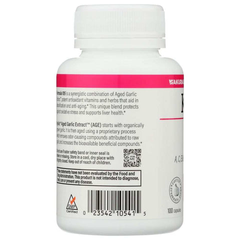 Aged Garlic Extract Detox and Anti-Aging Formula 105 Capsules KYOLIC