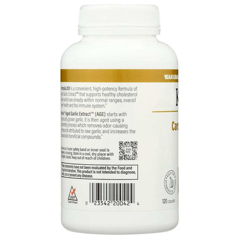 Aged Garlic Extract 600 mg Cardiovascular Reserve Supplement KYOLIC 120 Capsules