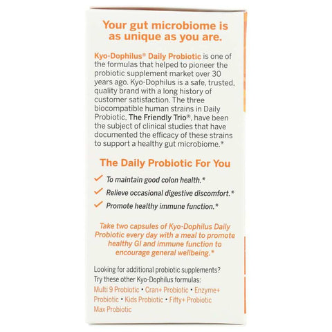 KYOLIC Probiotic Friendly Trio Digestive & Immune Support Capsules
