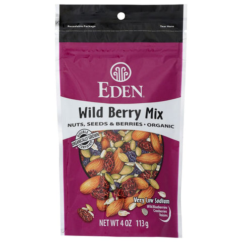 Wild Berry Mix Organic 4 oz Snack Mix EDEN FOODS