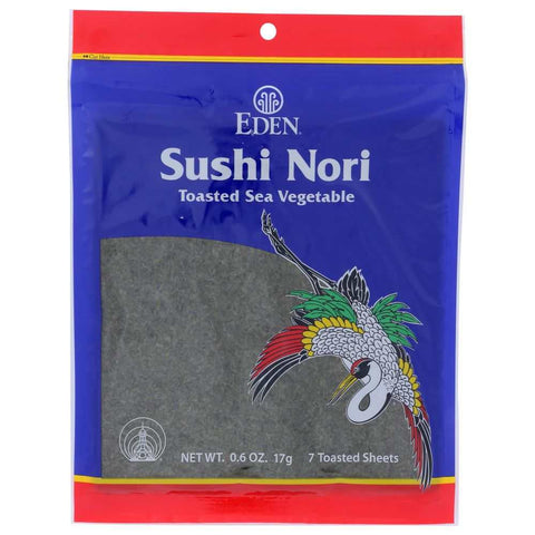 Sushi Nori Ise Bay Grown 7 Sheets Pack EDEN FOODS