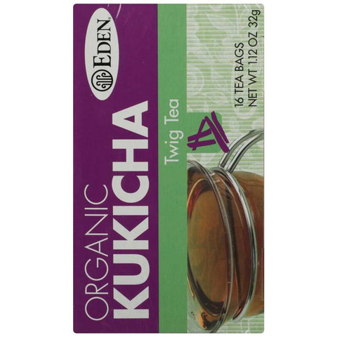 Organic Kukicha Twig Tea Soothing Tea Bags EDEN FOODS