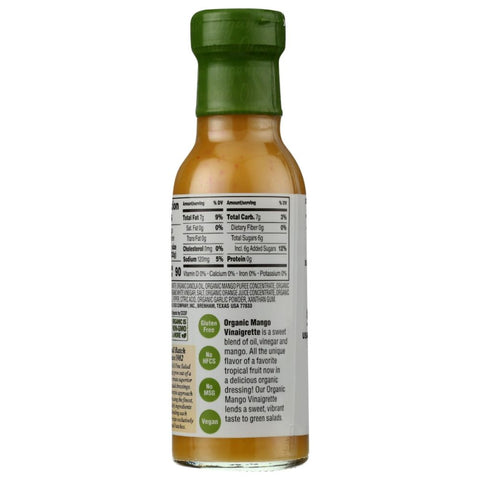 Organic Mango Vinaigrette Dressing 10 oz Briannas