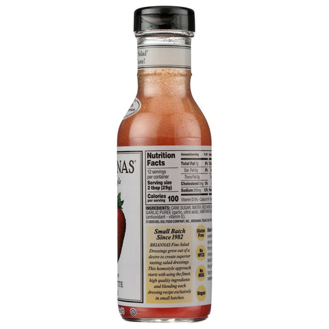 Blush Wine Home Style Dressing Vinaigrette 12 oz BRIANNAS