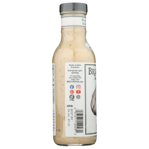 Asiago Caesar Dressing 12 oz Salad Dressing BRIANNAS