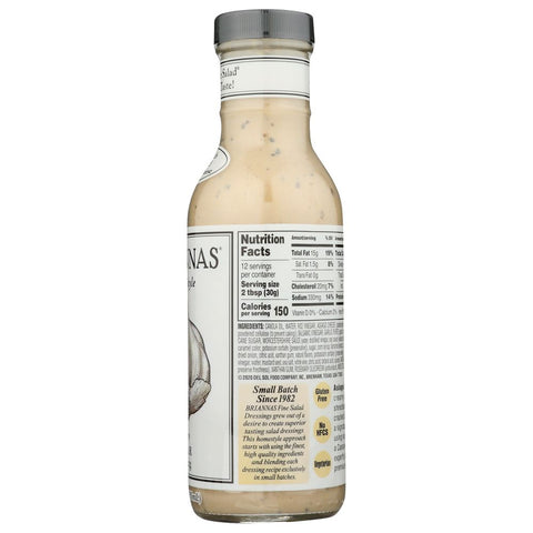 Asiago Caesar Homestyle Salad Dressing 12 oz Briannas