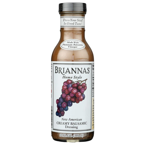 Creamy Balsamic Key Ingredient Salad Dressing BRIANNAS 12 oz