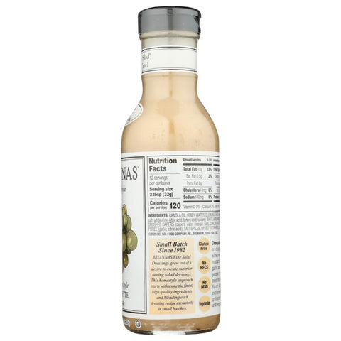 Champagne Style Key Attribute Vinaigrette Dressing 12 oz BRIANNA'S