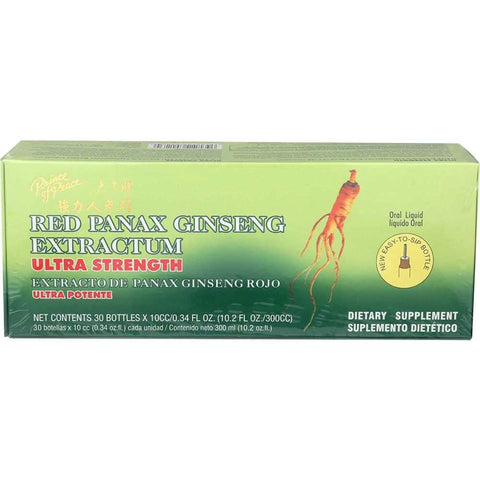 Red Panax Ginseng Ultra Strength Extractum Supplement 30pc Prince of Peace