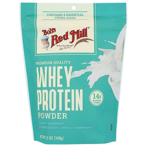 Whey Protein Powder Unsweetened 12 oz BOB'S RED MILL