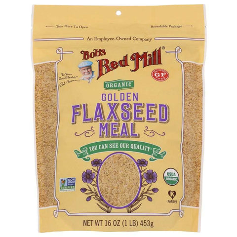 Organic Golden Flaxseed Meal 16 oz BOB'S RED MILL