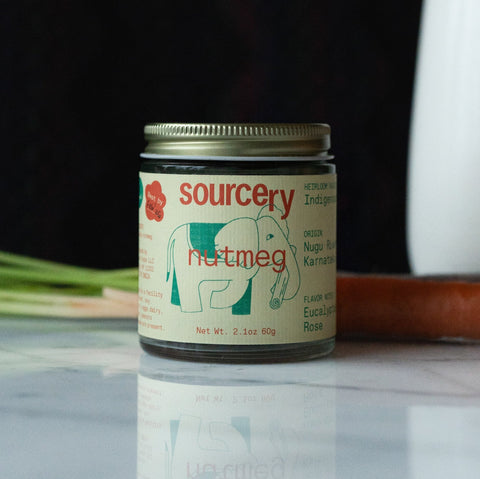 Sourcery Nutmeg Heirloom Variety 6 Jars x 1 Case