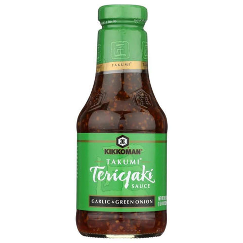 Teriyaki Sauce Garlic & Green Onion Thick Bottle 20.5 oz KIKKOMAN