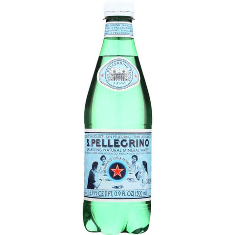Sparkling Mineral Water 500 ml Plastic Bottle SAN PELLEGRINO