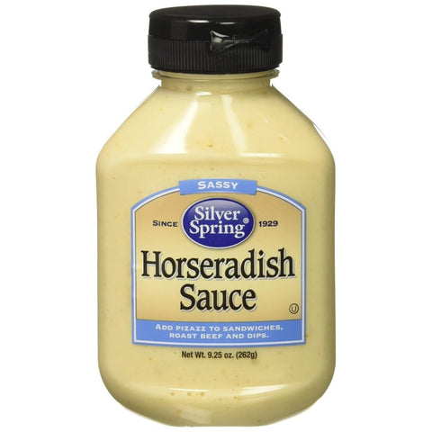 Sassy Horseradish Sauce Creamy Horseradish Sauce 9.25 Oz SILVER SPRING