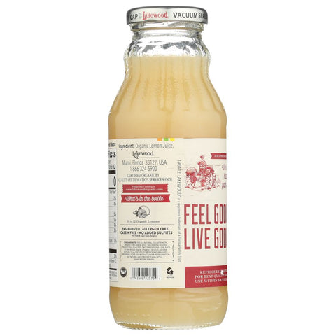 Organic Pure Juice Lemon 12.5 oz Juice LAKEWOOD