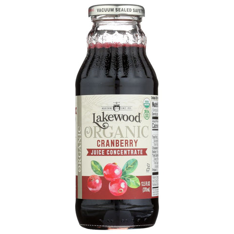 Organic Cranberry Concentrate Juice 12.5 oz LAKEWOOD