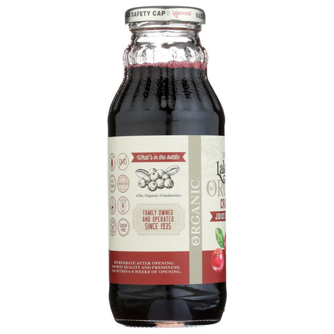 Organic Cranberry Concentrate Juice 12.5 oz LAKEWOOD