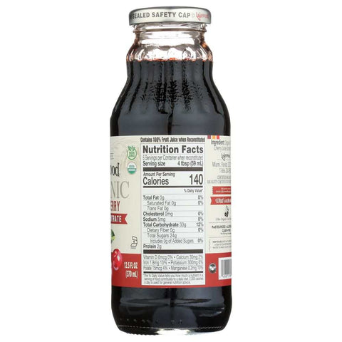 Organic Juice Tart Cherry Concentrate 12.5oz for Culinary Use LAKEWOOD