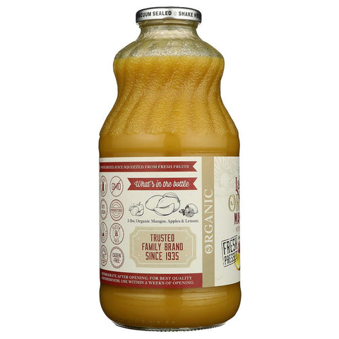 Mango 100% Juice Blend 32 oz Organic Juice LAKEWOOD ORGANIC