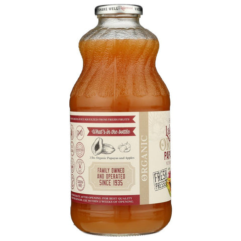 Papaya 100% Juice Blend 32 oz Organic Juice Lakewood