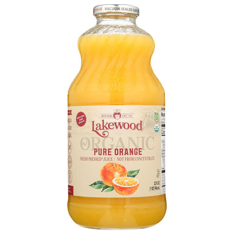 Pure Organic Orange Juice 32 oz Lakewood Organic