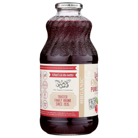 Pure Cranberry Juice Organic 32 oz Lakewood