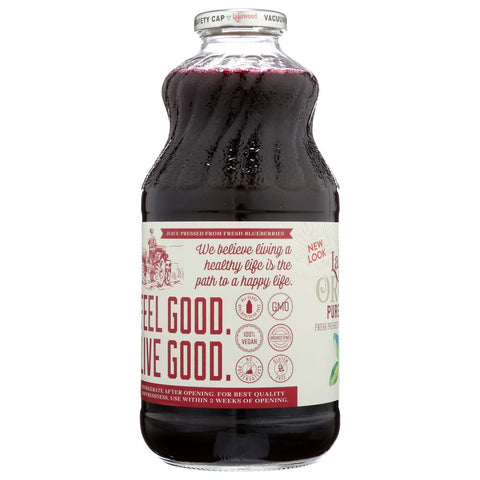 Organic Fresh Pressed Blueberry Juice 32 oz LAKEWOOD