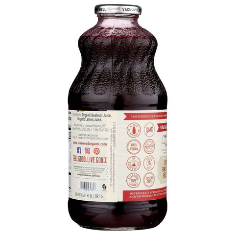 Organic Pure Beet Juice Pure LAKEWOOD Juice