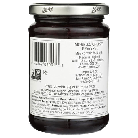 Morello Cherry Preserve 12 oz Preserve TIPTREE