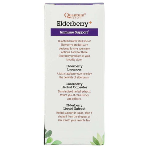 Elderberry Syrup Soothes & Quiets Immune Boosting 4oz Quantum Health