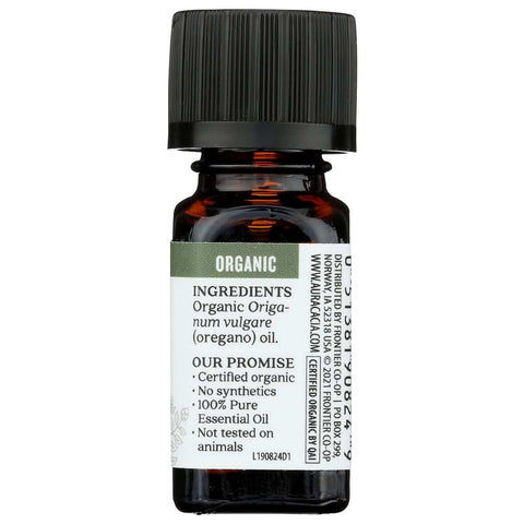Organic Oregano Essential Oil 0.25 oz Bottle by AURA CACIA