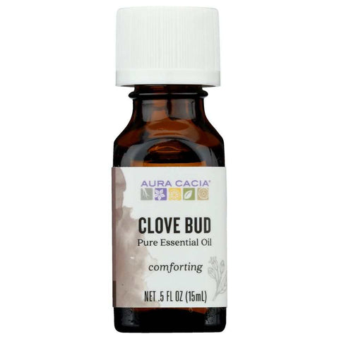 Clove Bud Pure Essential Oil 0.5 Oz Aura Cacia