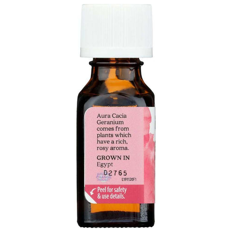 Pure Essential Oil Geranium 0.5 Oz AURA CACIA